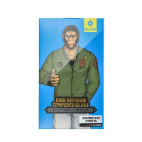 5D Mr. Monkey Glass - Apple iPhone 14 čierny (Strong HD)
