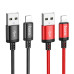  HOCO kábel USB A na Lightning 2,4A X89 1 m čierny