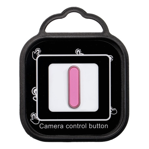 Aktívne tlačidlo ovládania fotoaparátu vhodné pre puzdro IPHONE série 16 Drop Glue / Clear Mag Cover pink