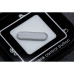 Aktívne tlačidlo ovládania fotoaparátu vhodné pre puzdro IPHONE série 16 Drop Glue / Clear Mag Cover strieborné