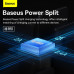 BASEUS kábel 3v1 USB A do Micro USB / Lightning / Typ C PD QC3.0 5A 100W CASS030001 1,2 m čierny