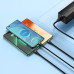 BASEUS kábel 3v1 USB A do Micro USB / Lightning / Typ C PD QC3.0 5A 100W CASS030001 1,2 m čierny