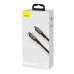 BASEUS kábel Typ C na Typ C PD100W Power Delivery Tungsten Gold Fast Charging CATWJ-A01 2m čierny