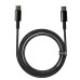 BASEUS kábel Typ C na Typ C PD100W Power Delivery Tungsten Gold Fast Charging CATWJ-A01 2m čierny