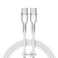 BASEUS kábel typ C na typ C PD 5A 100W Cafule CATJK-C02 1 m biely