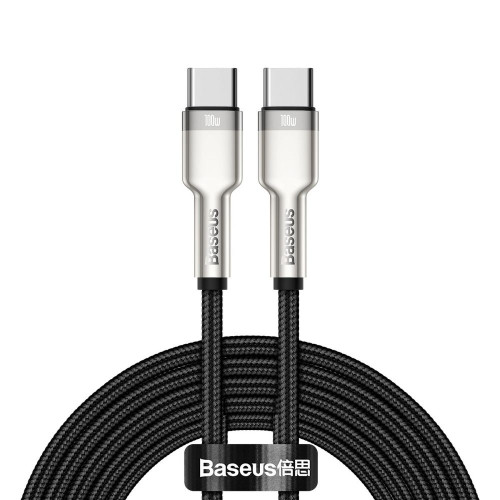 BASEUS kábel typ C na typ C PD 5A 100W Cafule CATJK-D01 2 m čierny