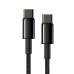 BASEUS kábel Typ C na Typ C PD 5A 100W CATWJ-01 1 m čierny