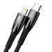 BASEUS kábel Type C to Lightning PD 20W Glimmer CADH000101 2 m čierny