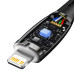 BASEUS kábel Type C to Lightning PD 20W Glimmer CADH000101 2 m čierny