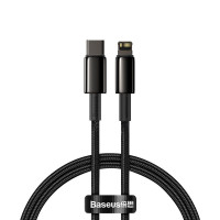 BASEUS kábel Type C to Lightning PD 20W Tungsten Gold CATLWJ-01 1 m čierny