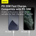 BASEUS kábel Type C to Lightning PD 5A 20W Wisdom TZCATLZJ-02 2 ks 1,5 m biely 