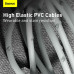 BASEUS kábel Type C to Lightning PD 5A 20W Wisdom TZCATLZJ-02 2 ks 1,5 m biely 