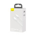 BASEUS kábel Type C to Lightning PD 5A 20W Wisdom TZCATLZJ-02 2 ks 1,5 m biely 