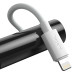BASEUS kábel Type C to Lightning PD 5A 20W Wisdom TZCATLZJ-02 2 ks 1,5 m biely 