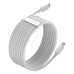BASEUS kábel Type C to Lightning PD 5A 20W Wisdom TZCATLZJ-02 2 ks 1,5 m biely 