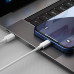 BASEUS kábel Type C to Lightning PD 5A 20W Wisdom TZCATLZJ-02 2 ks 1,5 m biely 