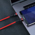 BASEUS kábel Type C to Type C Power Delivery PD60W 2.0 (3A 20V) Cafule CATKLF-HG1 2m sivá+čierna