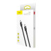 BASEUS kábel Type C to Type C Power Delivery PD60W 2.0 (3A 20V) Cafule CATKLF-HG1 2m sivá+čierna