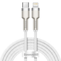 BASEUS kábel typu C na Lightning PD 20W Cafule CATLJK-B02 2 m biely