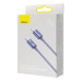 BASEUS kábel typu C na Lightning PD 20W Crystal Shine CAJY000205 1,2 m fialová