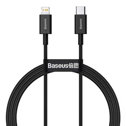 BASEUS kábel typu C na Lightning PD 20W Superior CATLYS-A01 1 m čierny