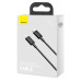 BASEUS kábel typu C na Lightning PD 20W Superior CATLYS-A01 1 m čierny