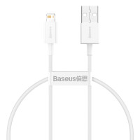 BASEUS kábel USB A na Apple Lightning 8-pin 2,4A Superior Series Fast Charging CALYS-02 0,25 m biely