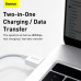BASEUS kábel USB A na Apple Lightning 8-pin 2,4A Superior Series Fast Charging CALYS-02 0,25 m biely
