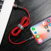 BASEUS kábel USB A na Lightning 1,5A Cafule CALKLF-C09 2 m červený