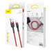 BASEUS kábel USB A na Lightning 1,5A Cafule CALKLF-C09 2 m červený