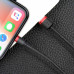 BASEUS kábel USB A na Lightning 2,4A Cafule CALKLF-B19 1 m čierny červený