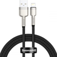 BASEUS kábel USB A na Lightning 2,4A Cafule Metal 1 m čierny