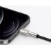 BASEUS kábel USB A na Lightning 2,4A Cafule Metal 1 m čierny