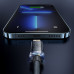 BASEUS kábel USB A na Lightning 2,4A Crystal Shine CAJY000101 2 m čierny