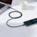 BASEUS kábel USB A na Lightning 2,4A Crystal Shine CAJY000101 2 m čierny