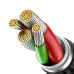 BASEUS kábel USB A na Lightning 2,4A Glimmer CADH000301 2 m čierny