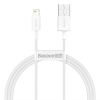 BASEUS kábel USB A na Lightning 2,4A Superior CALYS-A02 1 m biely