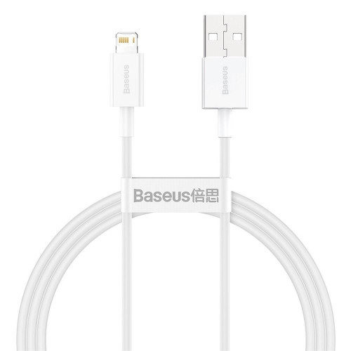 BASEUS kábel USB A na Lightning 2,4A Superior CALYS-A02 1 m biely