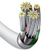 BASEUS kábel USB A na Lightning 2,4A Superior CALYS-A02 1 m biely