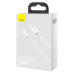 BASEUS kábel USB A na Lightning 2,4A Superior CALYS-A02 1 m biely