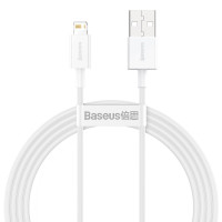 BASEUS kábel USB A na Lightning 2,4A Superior CALYS-B02 1,5 m biely