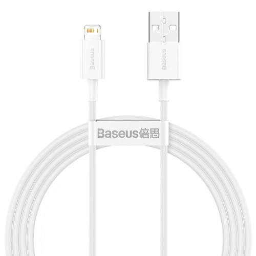 BASEUS kábel USB A na Lightning 2,4A Superior CALYS-B02 1,5 m biely