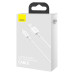 BASEUS kábel USB A na Lightning 2,4A Superior CALYS-B02 1,5 m biely
