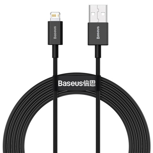 BASEUS kábel USB A na Lightning 2,4A Superior CALYS-C01 2 m čierny