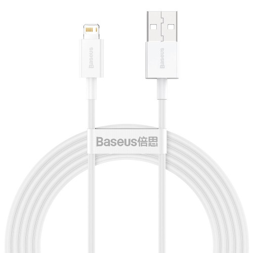 BASEUS kábel USB A na Lightning 2,4A Superior CALYS-C02 2 m biely