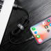 BASEUS kábel USB A na Lightning 2A Cafule CALKLF-RV1 3 m čierny zlatý