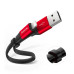 BASEUS kábel USB A na Lightning 2A Nimble CALMBJ-B91 0,23 m čierny červený