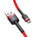 BASEUS kábel USB A na Micro USB 1,5A Cafule CAMKLF-C09 2 m červený