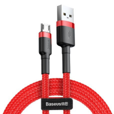 BASEUS kábel USB A na Micro USB 2A Cafule CAMKLF-B09 1 m červený čierny