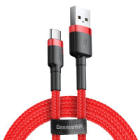 BASEUS kábel USB A na typ C 1,5A Cafule CATKLF-C09 2 m červený
